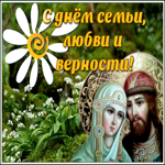 Открытка анимационная открытка день семьи, любви и верности