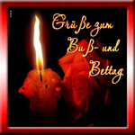 Postcard buß- und bettag