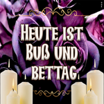 Postcard buß- und bettag