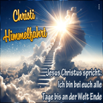 Postcard christi himmelfahrt