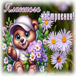 Postcard добрая гиф-открытка, классного настроения