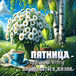 Picture добродушная гиф-открытка, радости и хорошего настроения в эту пятницу