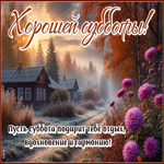 Picture душевная открытка, суббота и тихий осенний день