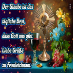 Postcard fronleichnam