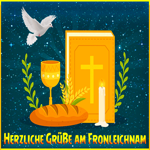 Postcard fronleichnam