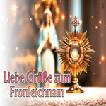 Postcard fronleichnam