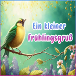 Postcard frühlingsanfang