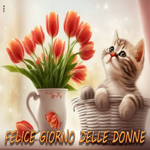 Postcard giornata internazionale della donna