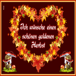 Postcard herbstanfang