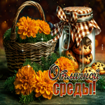 Postcard изысканная гиф-открытка, отличной среды вам