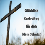 Postcard karfreitag