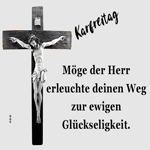 Postcard karfreitag
