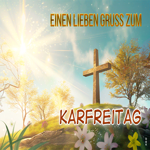Postcard karfreitag