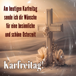 Postcard karfreitag