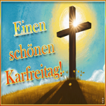 Postcard karfreitag