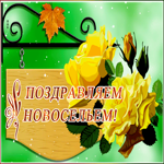 Картинка картинка с новосельем с розами