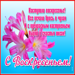 Картинка картинка с воскресеньем с пожеланиями