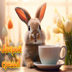 Postcard ласковая анимационная открытка доброй среды
