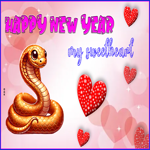 Postcard new year