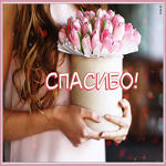 Открытка нежная открытка спасибо