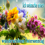 Postcard ostersonntag
