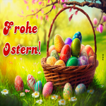 Postcard ostersonntag