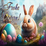 Postcard ostersonntag