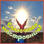 Picture открытка с пожеланием солнечного настроения