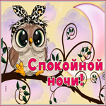 Открытка открытка спокойной ночи полуночники