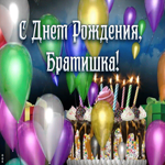 Открытка поздравление с днём рождения брату