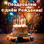 Picture праздничная открытка поздравляю с днем рождения!
