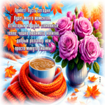 Postcard привет! пусть сегодня будет много моментов, от которых на душе становится тепло