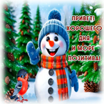 Postcard привет! хорошего дня и море позитива