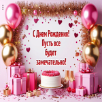 Postcard с днем рождения! пусть все будет замечательно