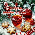Postcard с добрым зимним утром