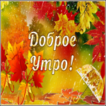 Postcard сказочная гиф-открытка говорит доброе осеннее утро