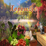 Picture солнечная гиф-открытка с котиком желают хорошего дня