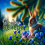 Picture уважительная гиф-открытка, наидобрейшего вечера