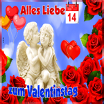 Postcard valentinstag