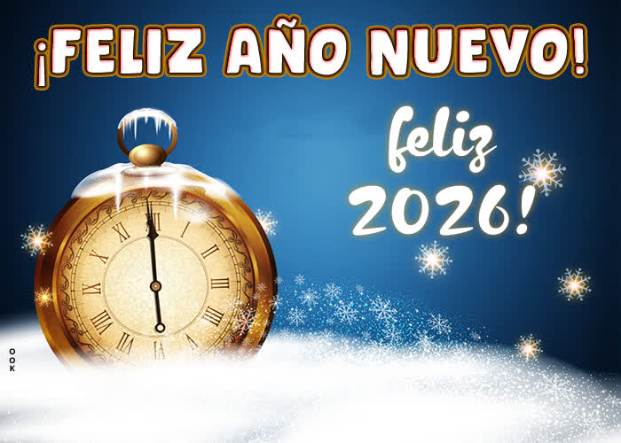 Postcard ano nuevo