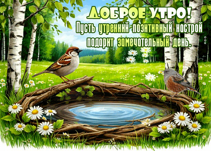 Postcard бесподобная гиф-открытка, позитива вам утром