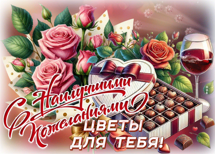 Picture божественнейшая гиф-открытка, с лучшими пожеланиями цеты для тебя