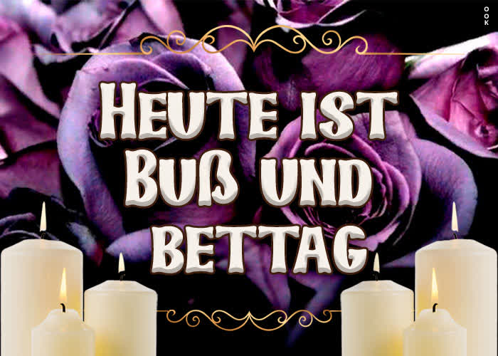 Postcard buß- und bettag