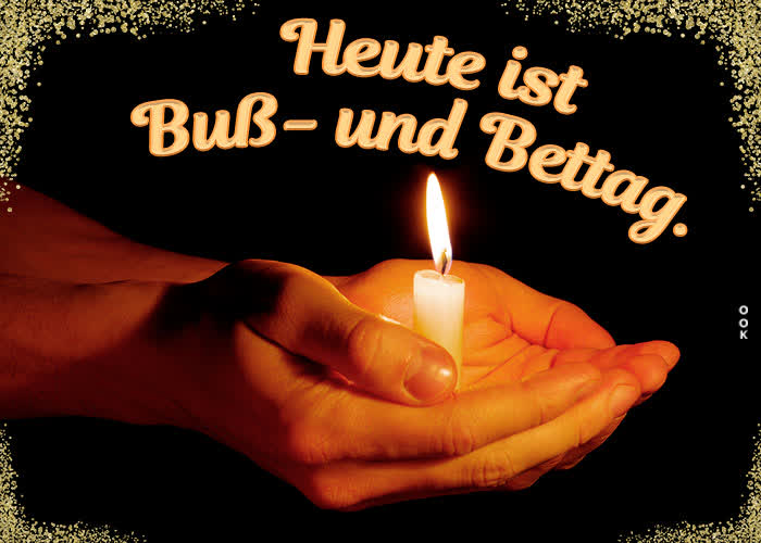 Postcard buß- und bettag