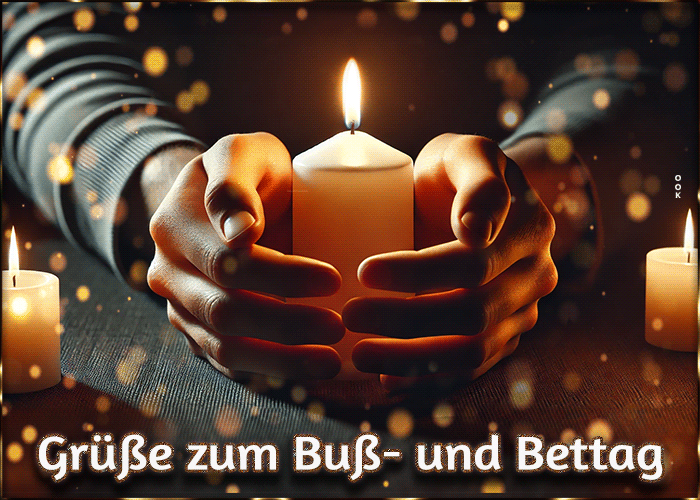 Postcard buß- und bettag