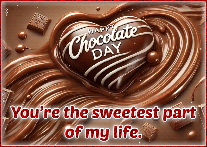 Postcard chocolate day