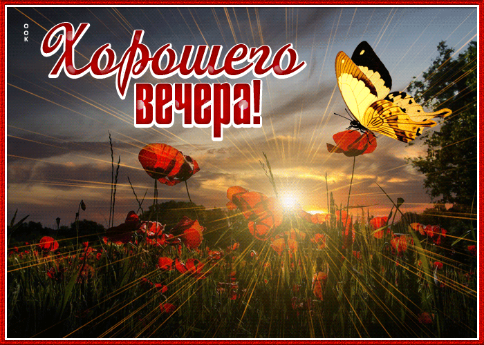 Picture чудесная картинка хорошего вечера с солнечными лучами