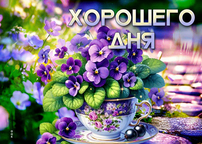 Postcard добрая гиф-открытка, хорошего денечка