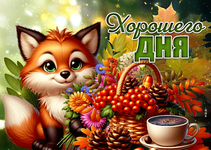 Picture душевная гиф-открытка, пушистого дня