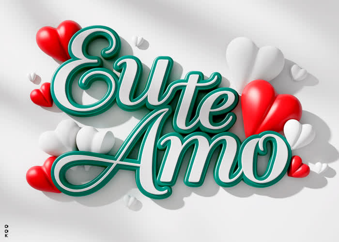 Postcard eu te amo